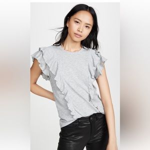 Veronica Beard Ruffle Tee M